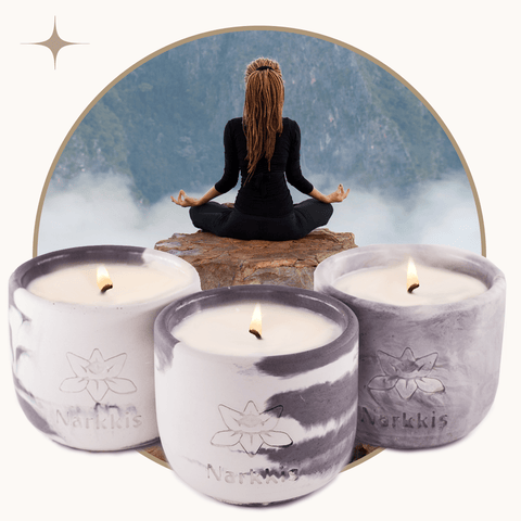 מארז מתנה - שלישיית נרות ריחניים - Meditation